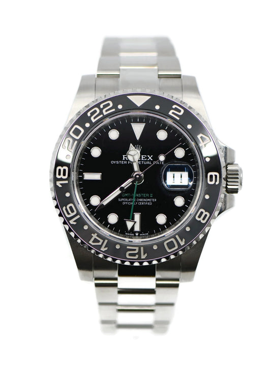 Rolex GMT-Master II Bruce Wayne Stainless Steel Watch 126710GRNR