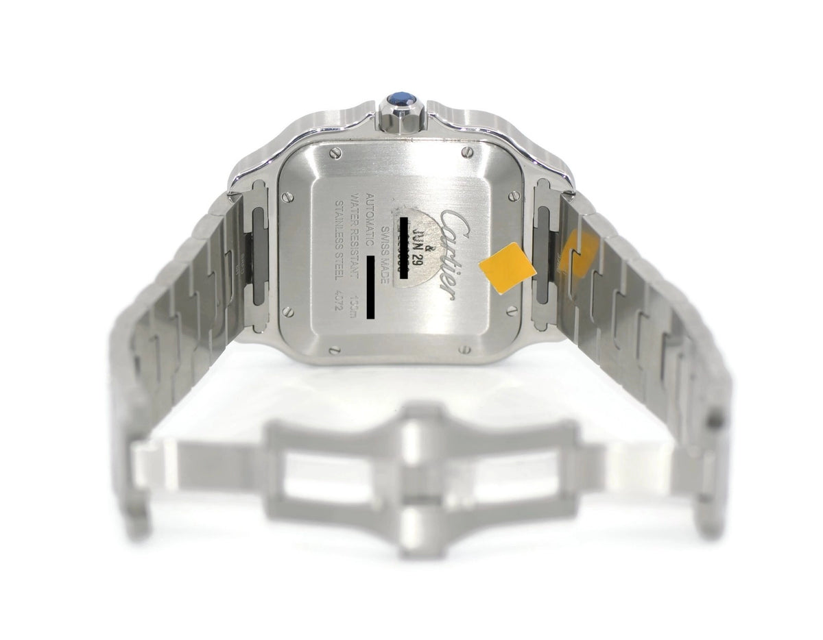 Cartier Santos Large Stainless Steel Watch WSSA0062