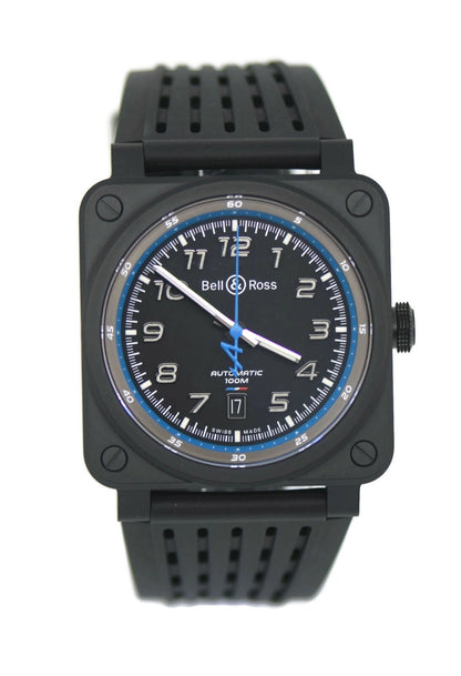 Bell & Ross Aviation Alpine Black Ceramic Watch BR0392-A522