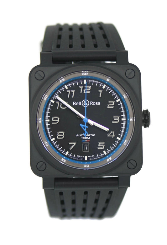 Bell & Ross Aviation Alpine Black Ceramic Watch BR0392-A522