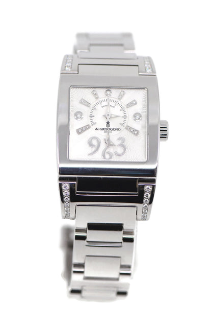 De Grisogono Instrumentine Diamond Stainless Steel Watch No5