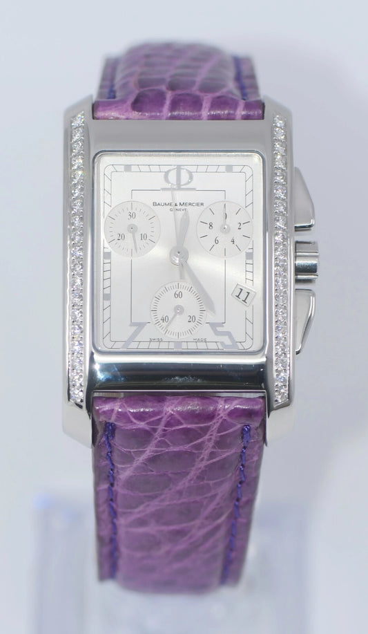 Baume & Mercier Hampton Diamond Stainless Steel Watch 65428