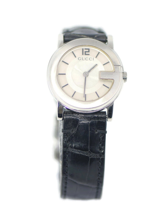 Gucci G Round 101L Stainless Steel Watch YA101506