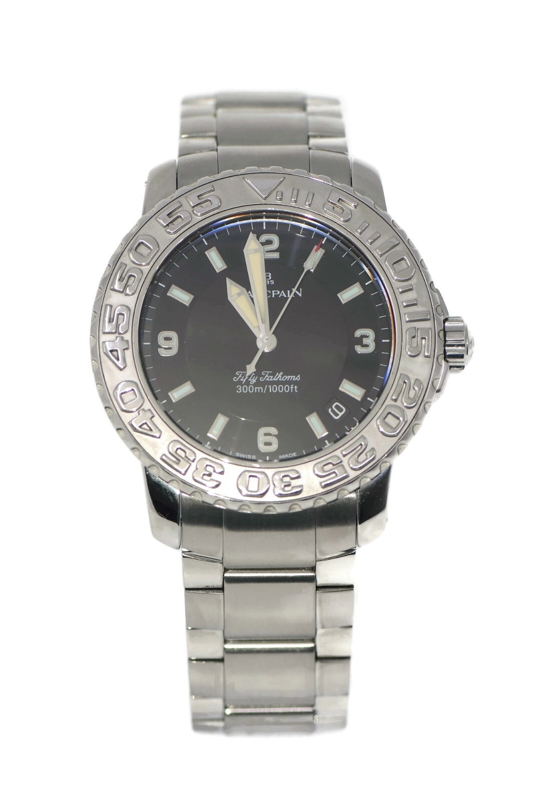 Blancpain Fifty Fathoms Trilogy Stainless Steel Watch 2200