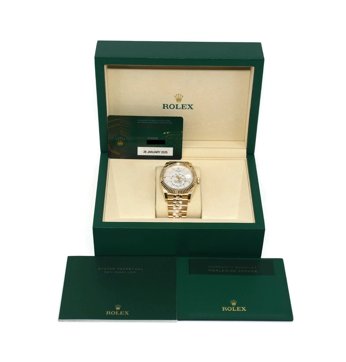 Rolex Sky-Dweller 18K Yellow Gold Watch 336938