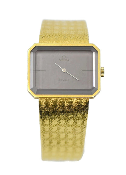 Omega DeVille 18K Yellow Gold Watch 8272