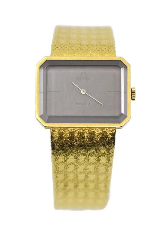 Omega DeVille 18K Yellow Gold Watch 8272