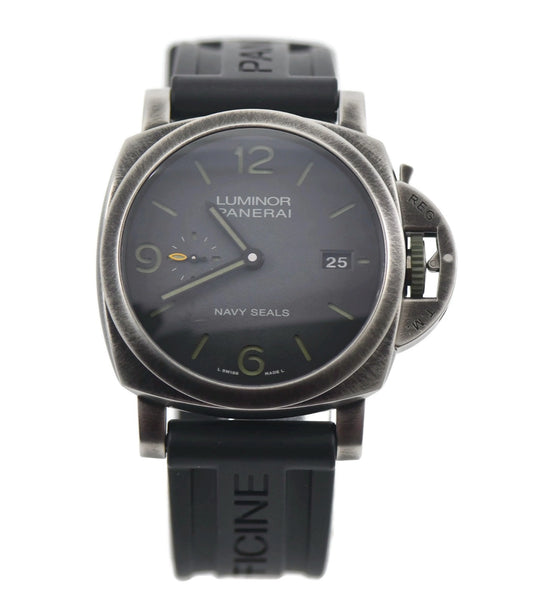 Panerai Luminor Marina Navy Seals Stainless Steel Watch PAM01412