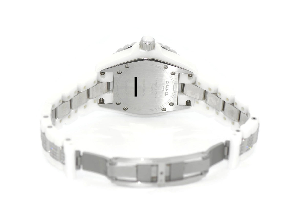 Chanel J12 Diamond White Ceramic Watch H1420
