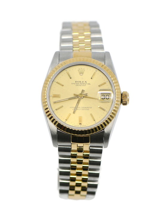 Rolex Datejust 18K/Stainless Steel Watch 68273