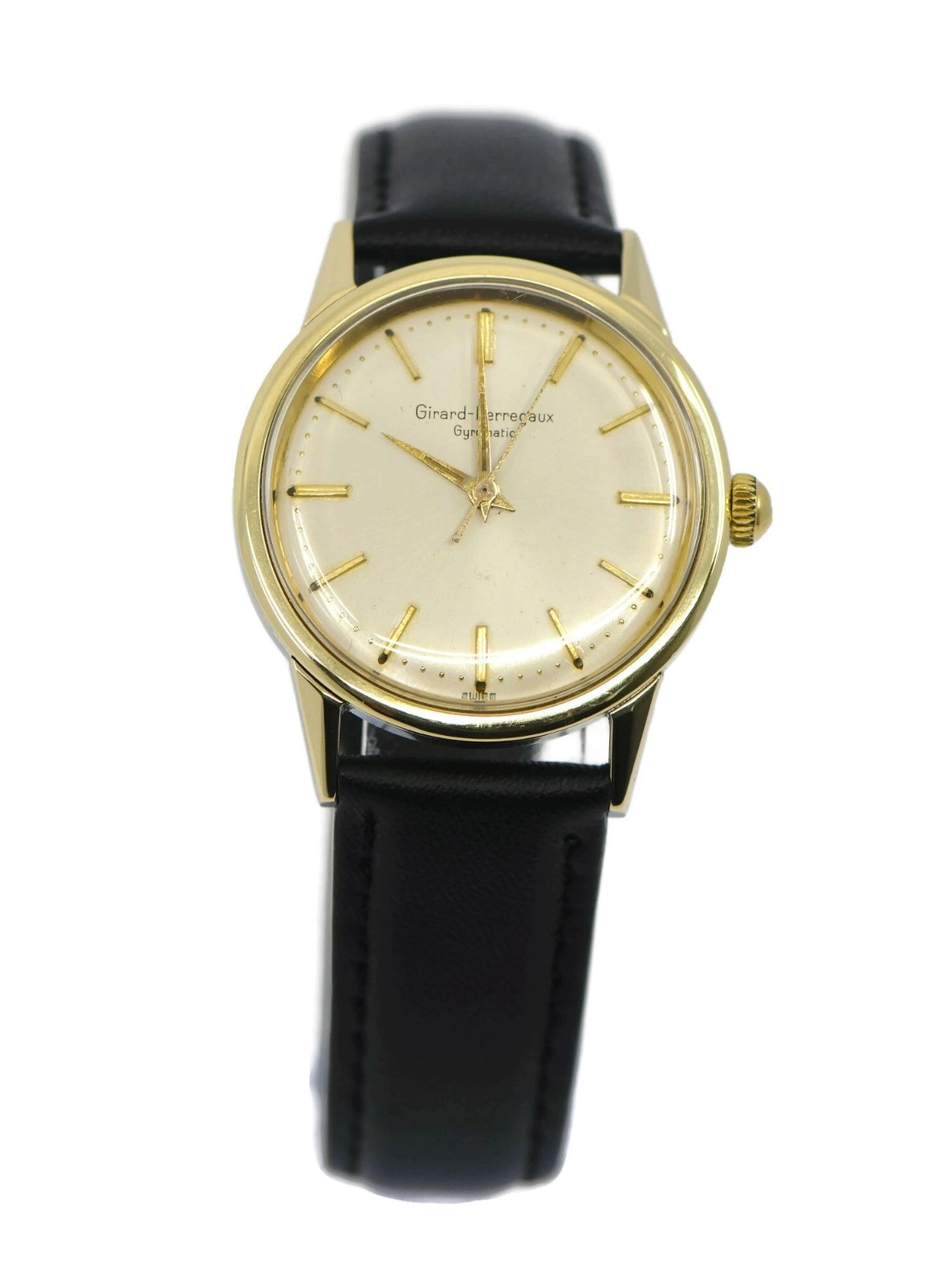 Girard Perregaux Gyromatic Two Tone Stainless Steel Watch