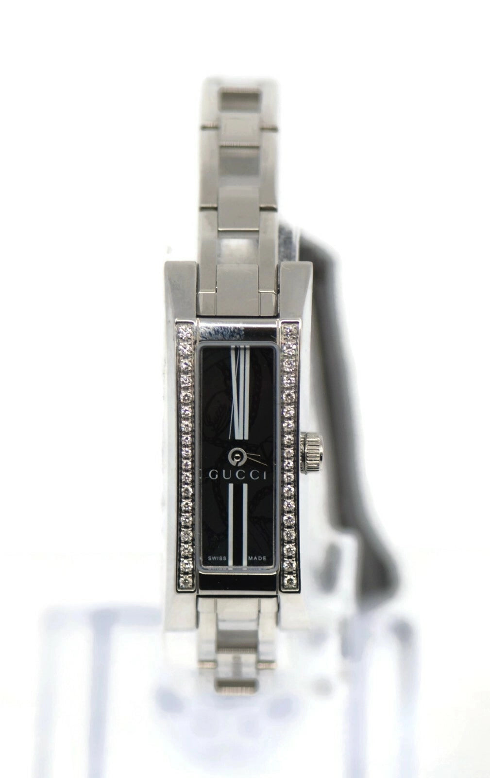Gucci Series 110 Diamond Stainless Steel Watch YA110509