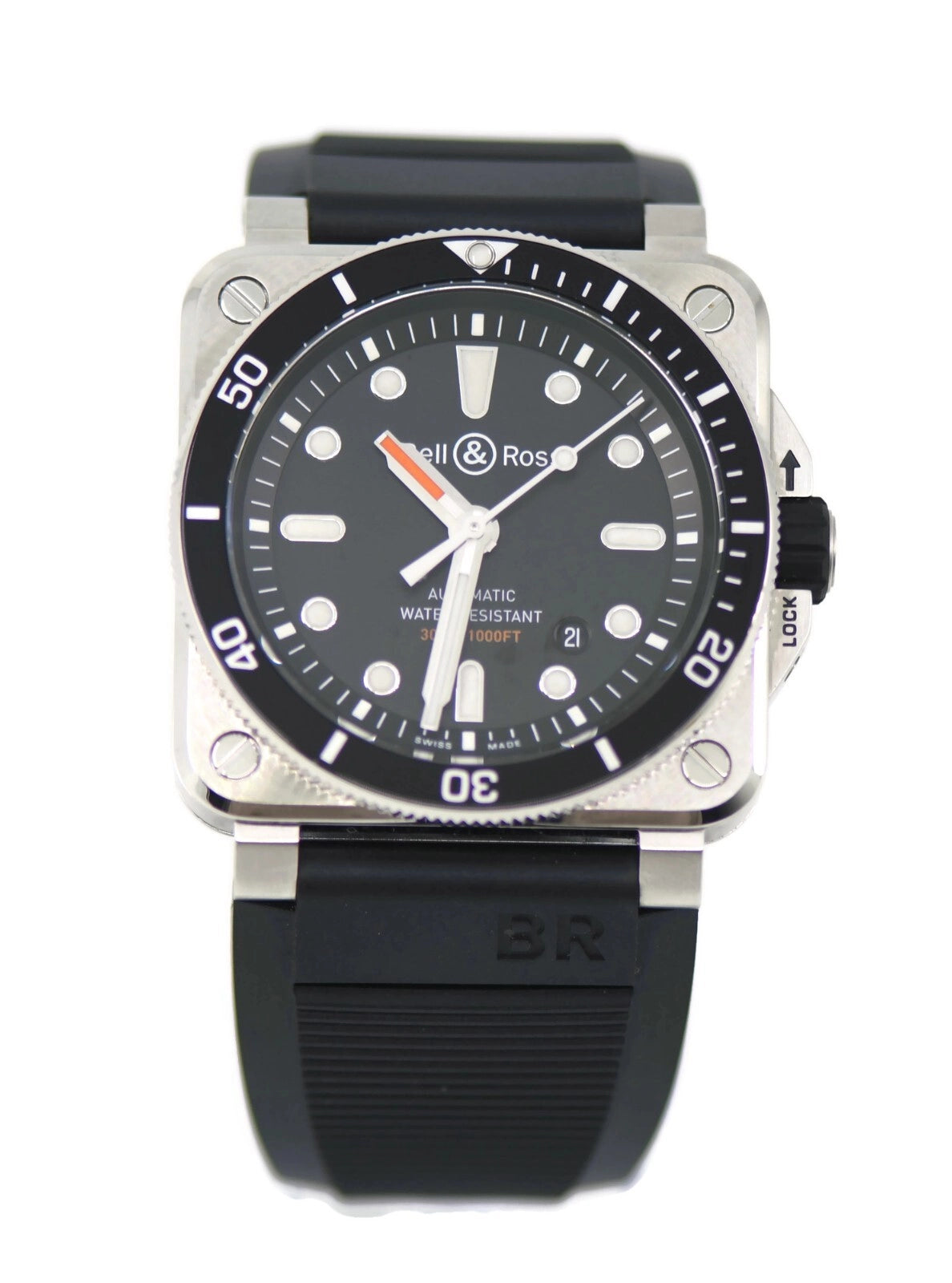 Bell & Ross Diver Stainless Steel Watch BR0392