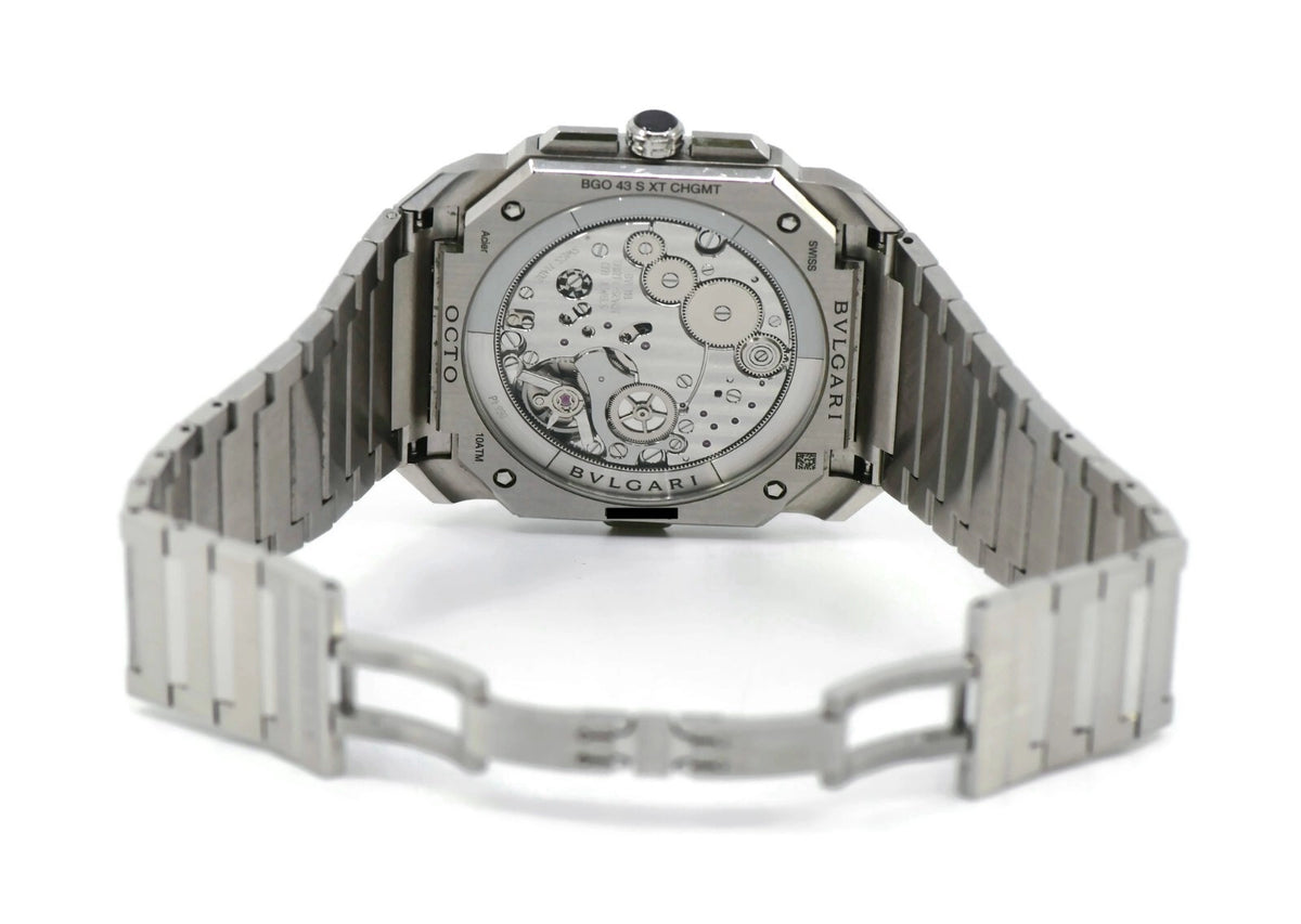 Bulgari Octo Finissimo Chronograph GMT Stainless Steel Watch 103661