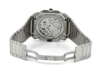 Bulgari Octo Finissimo Chronograph GMT Stainless Steel Watch 103661