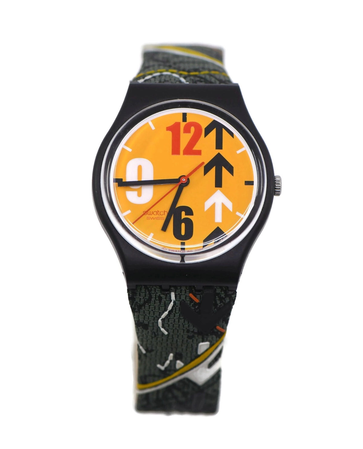Swatch Gent Fast Turn Plastic Watch GB233