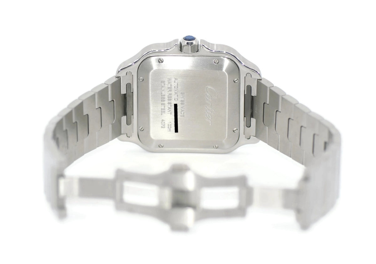 Cartier Santos Large Stainless Steel Watch WSSA0071