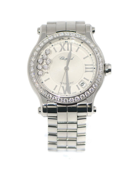 Chopard Hppay Sport Diamond Stainless Steel Watch 278559