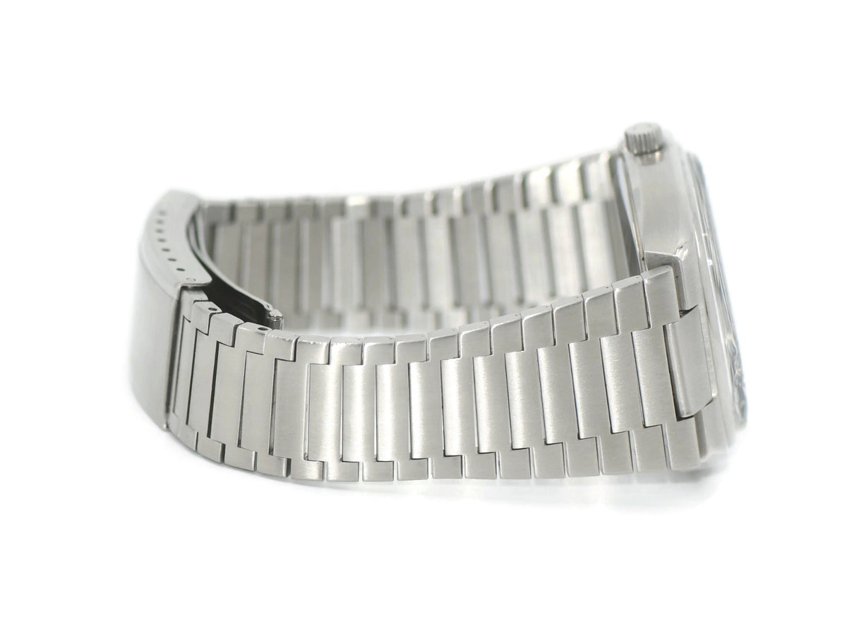 Omega Seamaster Day Date Stainless Steel Watch 166.0213