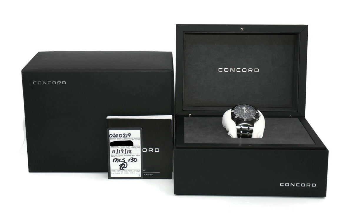 Concord Saratoga Chronograph Stainless Steel Watch 320219