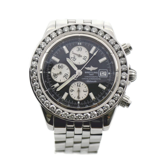 Breitling Chronomat Evolution Diamond Stainless Steel Watch A13356