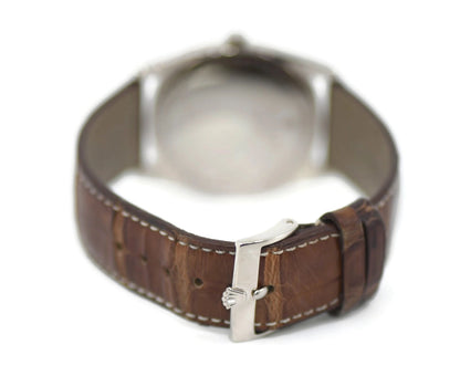 Rolex Cellini Danaos 18K White Gold Watch 4233