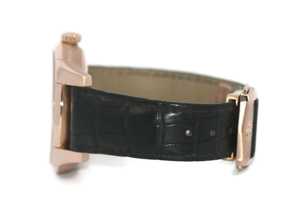 Omega DeVille Hour Vision 18K Rose Gold Watch 433.53.41.21.13.001