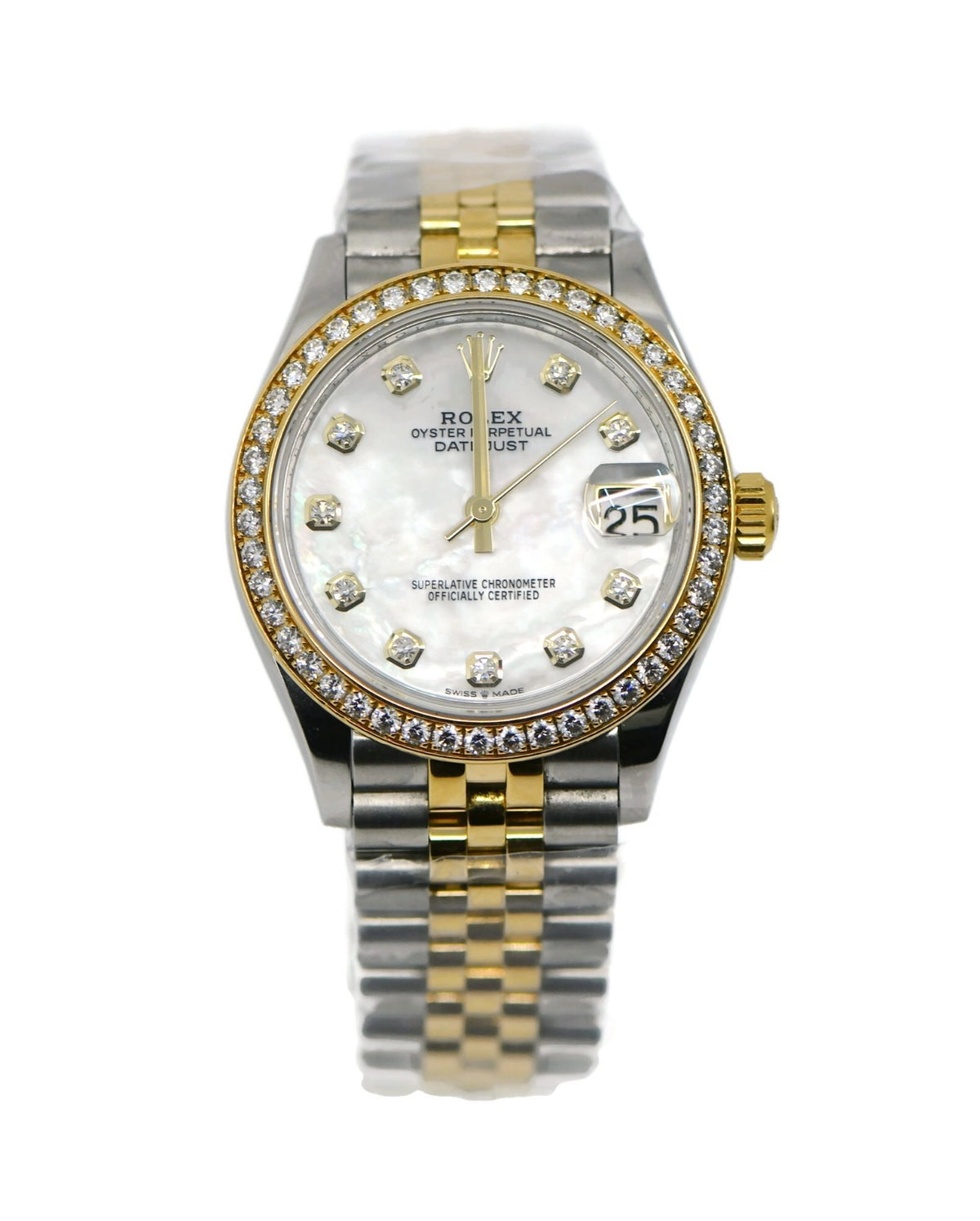 Rolex Datejust 31 Diamond 18K/Stainless Steel Watch 278383RBR