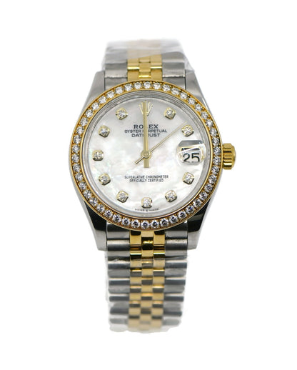 Rolex Datejust 31 Diamond 18K/Stainless Steel Watch 278383RBR