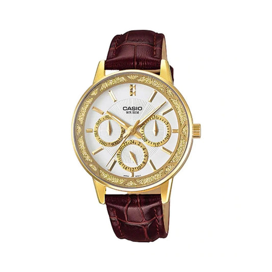 Casio Gold Tone Stainless Steel Watch LTP-2087GL-5AVDF