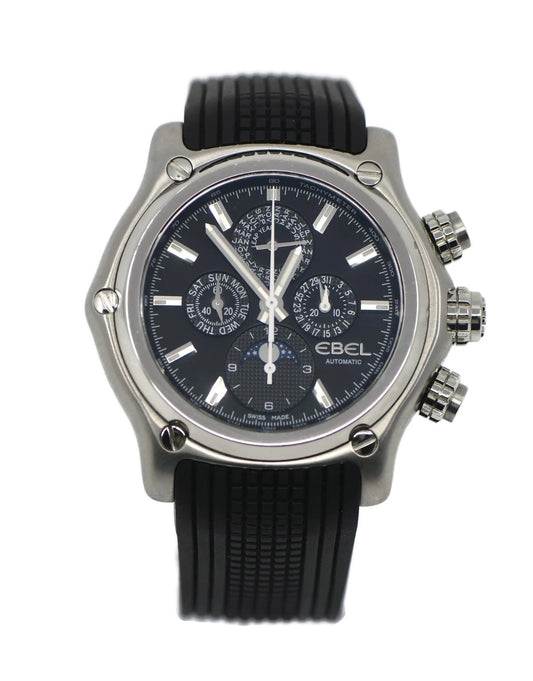 Ebel 1911 Perpepetual Calendar Stainless Steel Watch E9288L70