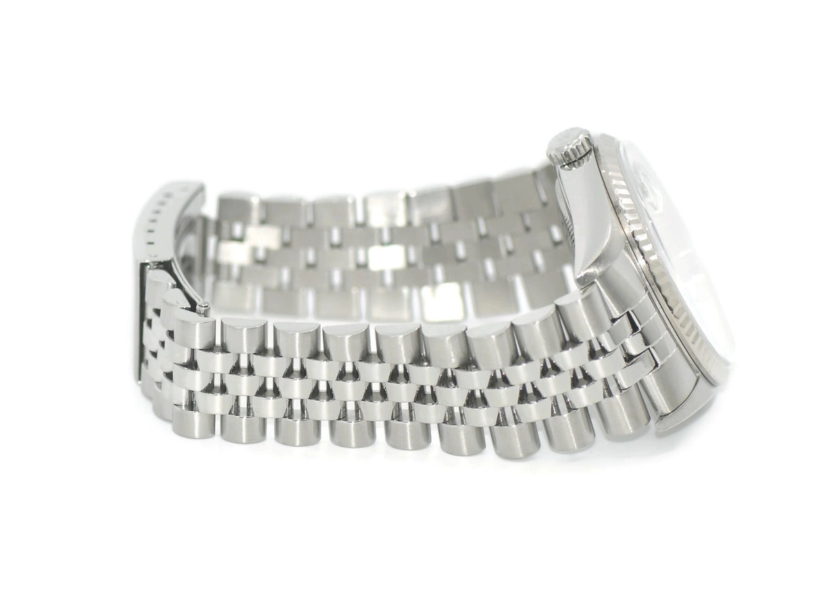 Rolex Datejust Diamond Stainless Steel Watch 16234