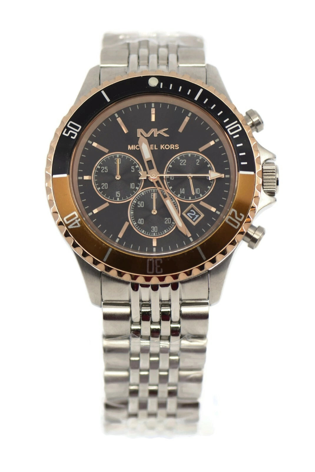 Michael Kors Bayville Two Tone Stainless Steel Watch MK8725