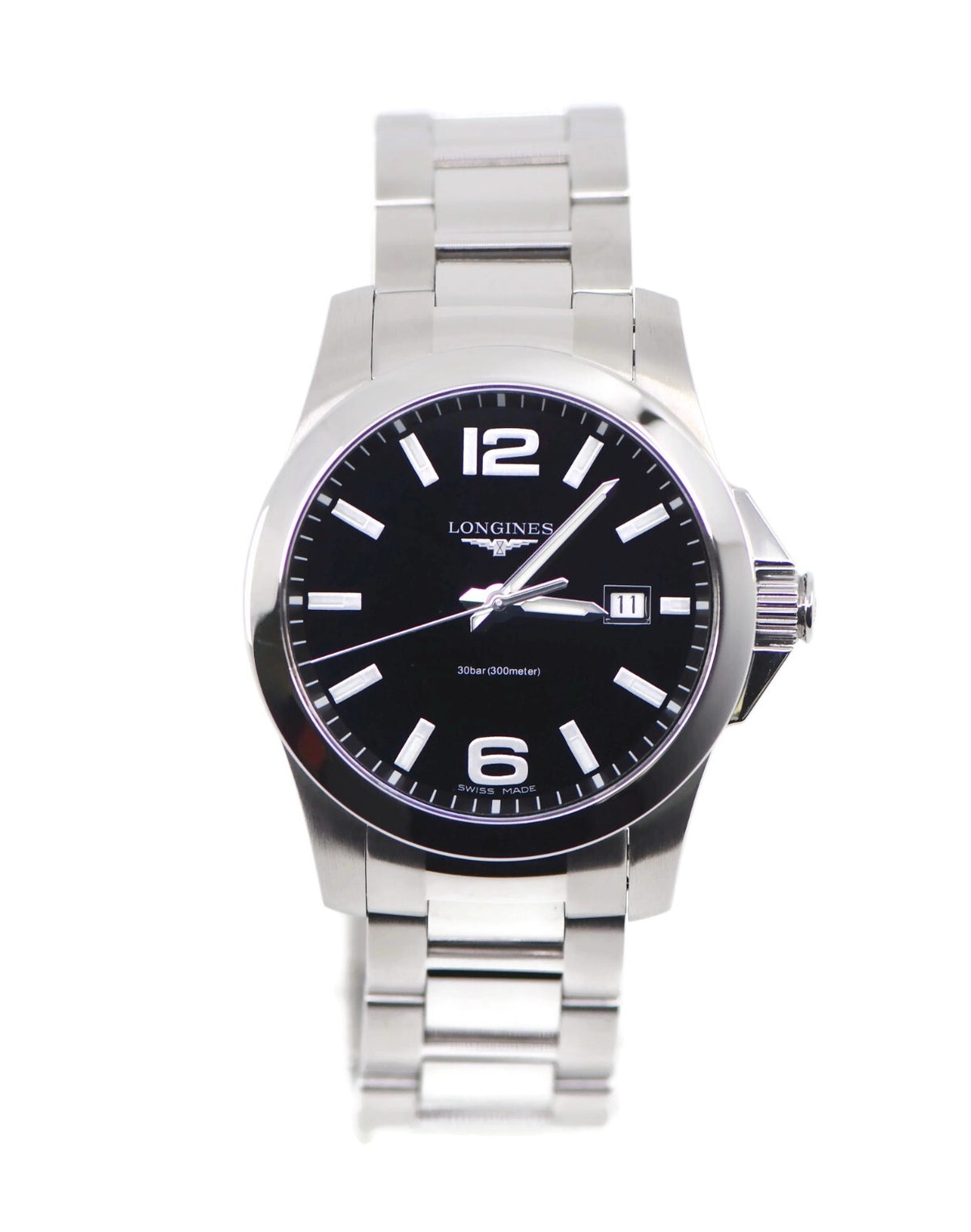 Longines Conquest Stainless Steel Watch L3.759.4