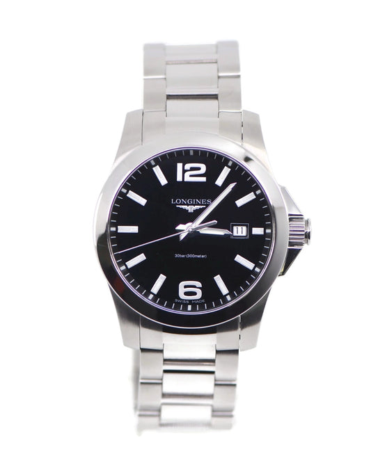 Longines Conquest Stainless Steel Watch L3.759.4