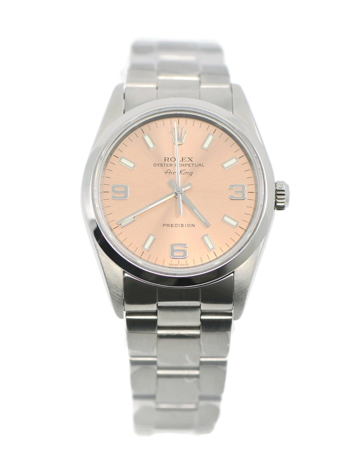 Rolex Airking Stainless Steel Watch 14000M