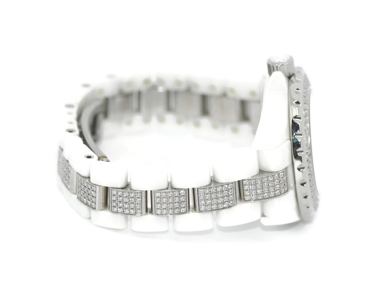 Chanel J12 Diamond White Ceramic Watch H1420