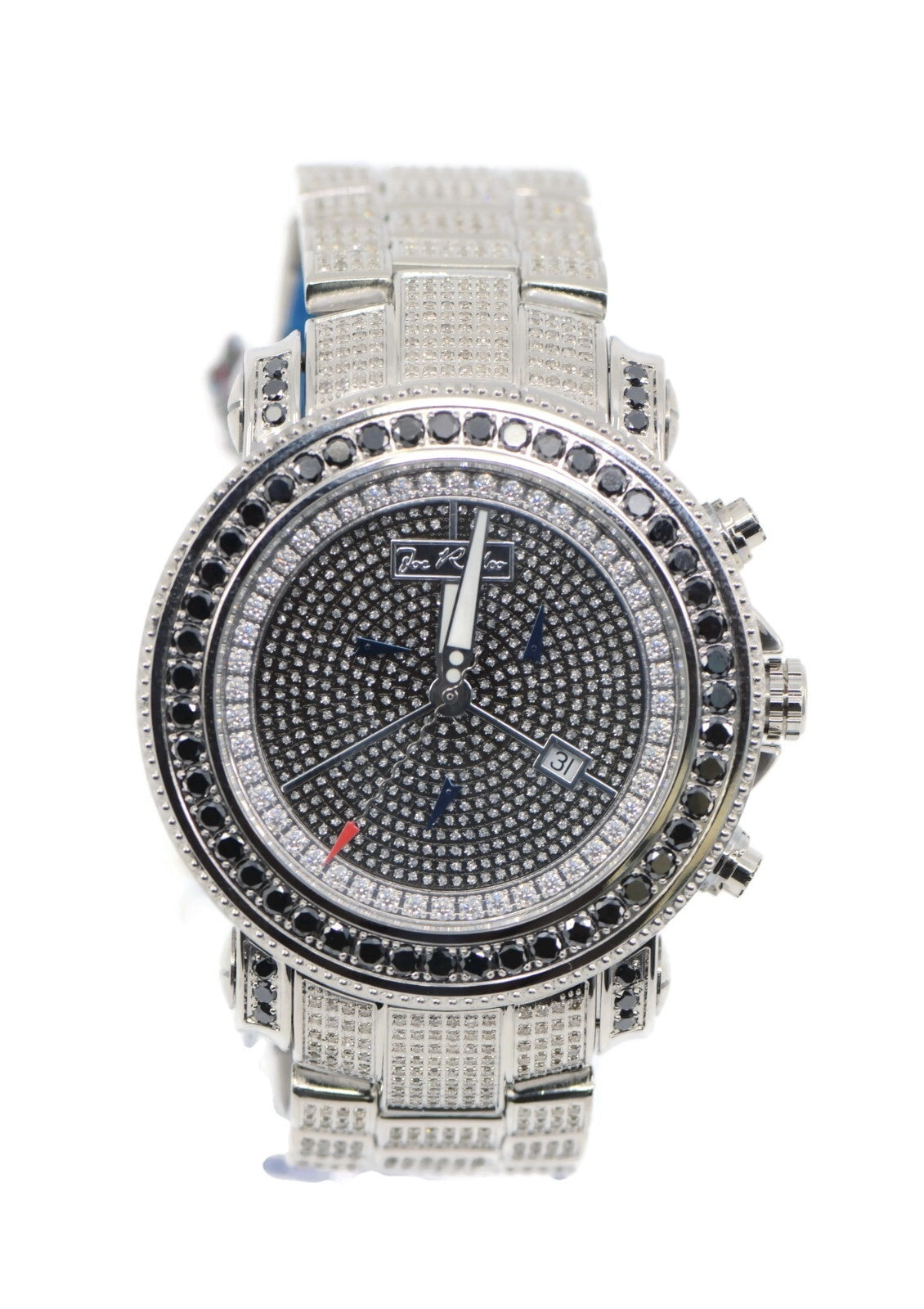 Joe Rodeo Diamond Chronograph Stainless Steel Watch