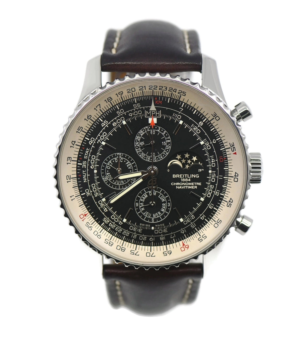 Breitling Navitimer 1461 Stainless Steel Watch A19380