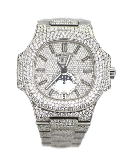 Patek Philippe Nautilus Diamond Stainless Steel Watch 5726/1A