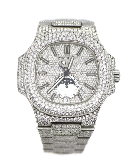 Patek Philippe Nautilus Diamond Stainless Steel Watch 5726/1A