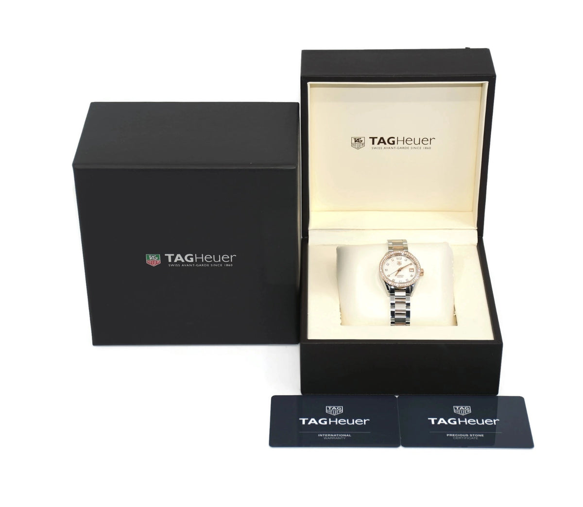 Tag Heuer Carrera Diamond 18K/Stainless Steel Watch WAR2453