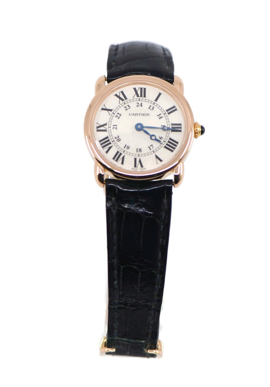 Cartier Ronde Louis 18K Rose Gold Watch W6800151
