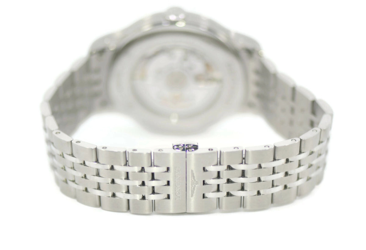 Longines Record Stainless Steel Watch L2.821.4.76.6