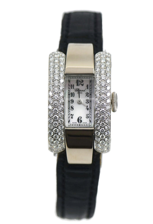 Chopard La Strada Diamond 18K White Gold Watch 41/6659