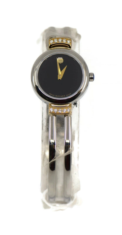 Movado Harmony Diamond Two Tone Stainless Steel Watch 0606240