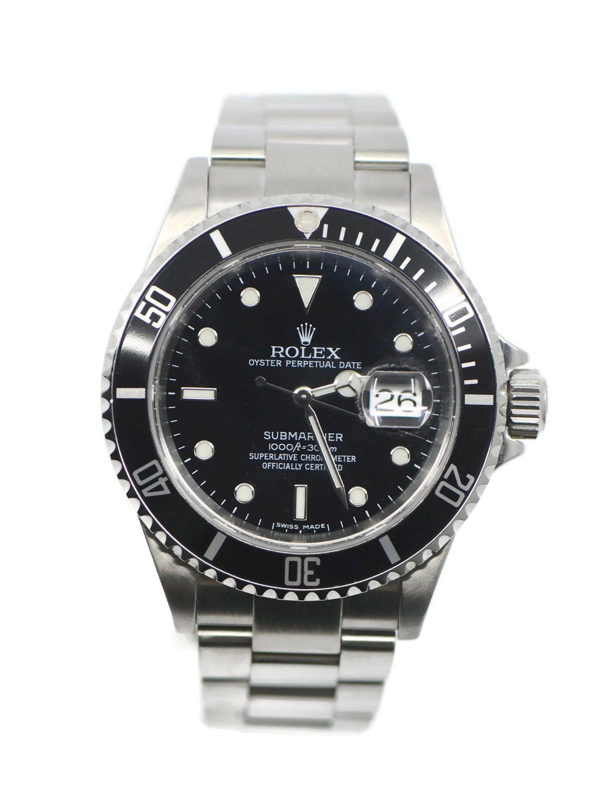 Rolex Submariner Stainless Steel Watch 16610