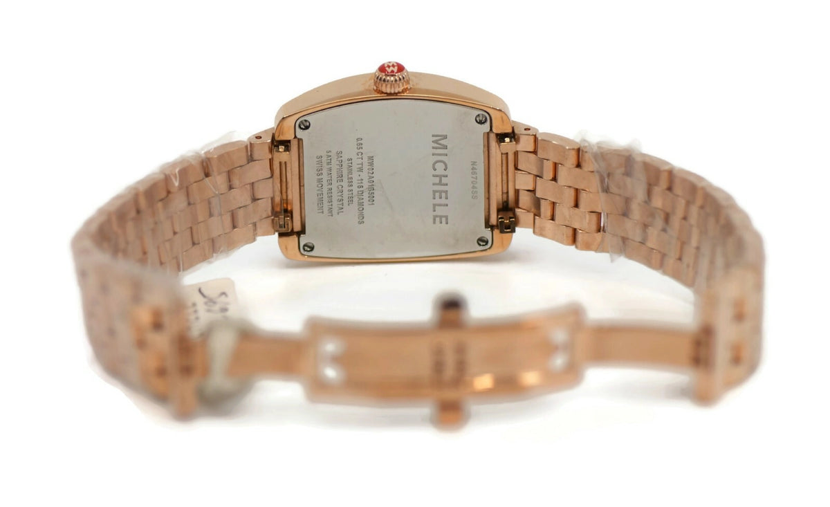 Michele Mini Urban Diamond Rose Gold Steel Watch MW02A01B5001