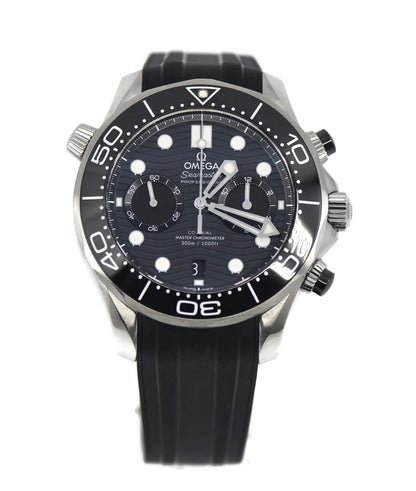 Omega Seamaster Diver Chronograph Stainless Steel Watch 210.32.44.51.01.001
