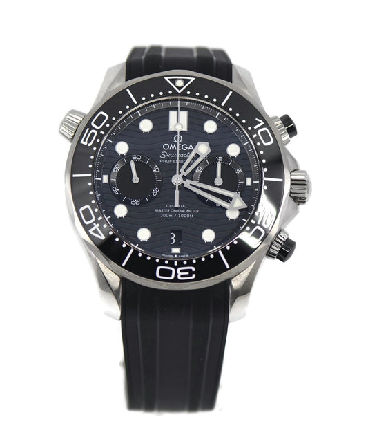 Omega Seamaster Diver Chronograph Stainless Steel Watch 210.32.44.51.01.001